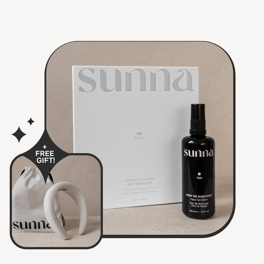 Advanced Home Whitening Kit + Face Tan Water + Free Gift (White Headband)