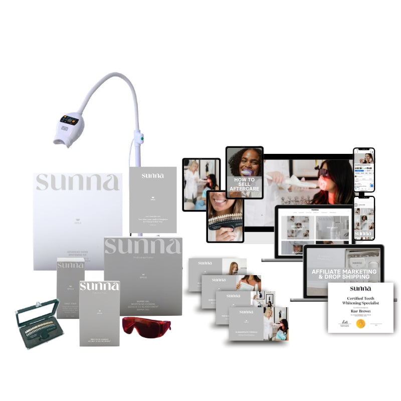 In-Studio Series 650 Starter Package (12 pack) + SunnaSmile Specialist Certification